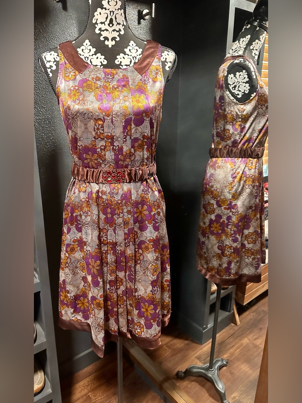 ISE by Rose of Sharon retro style mod dress channeling 60s/70s aesthetic size 4